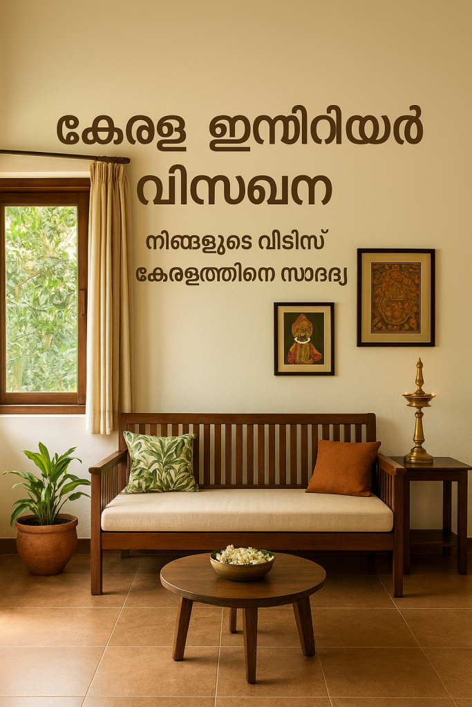 കേരള ഇന്റീരിയർ ഡിസൈൻ – നിങ്ങളുടെ വീടിന് കേരളത്തിന്റെ സൗന്ദര്യം