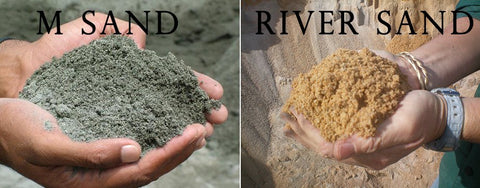 M sand or River Sand is Better